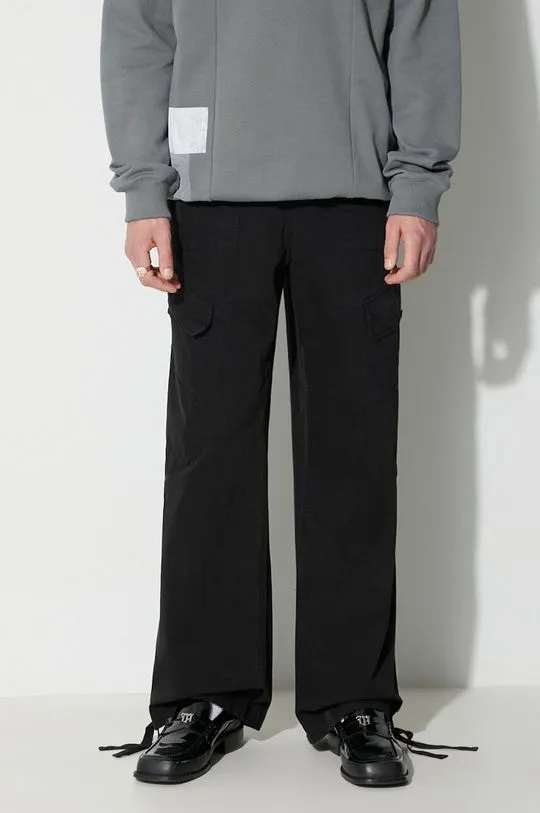 A-COLD-WALL* cotton trousers ANDO CARGO PANT black color ACWMB209A