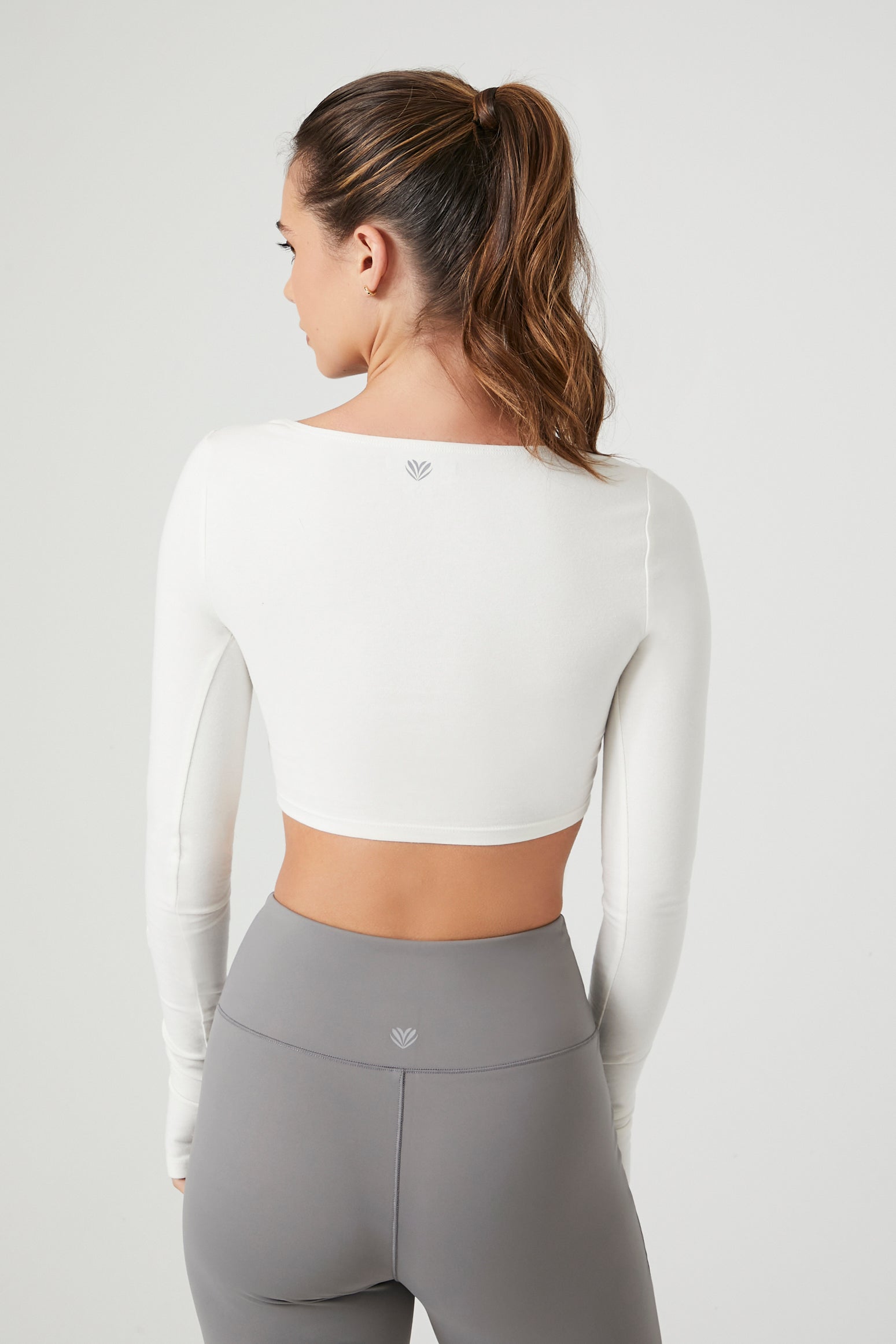 Active Thumbhole Crop Top