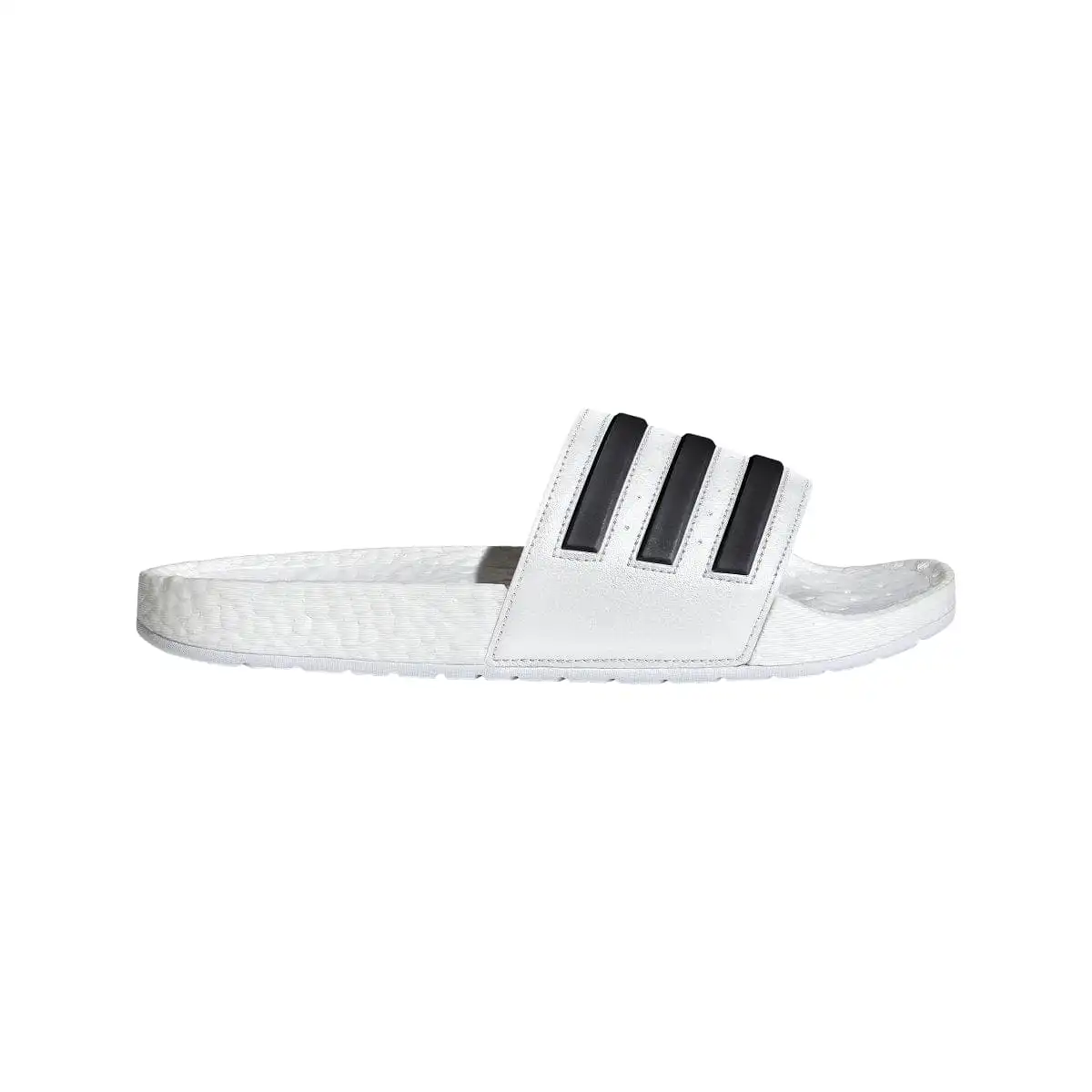 ADIDAS MEN'S ADILETTE BOOST WHITE SLIDES