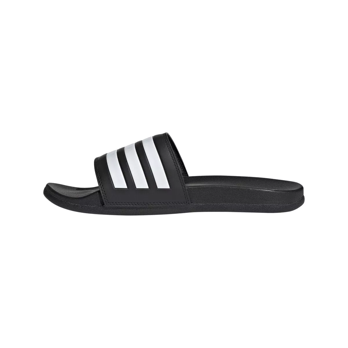 ADIDAS MEN'S ADILETTE COMFORT BLACK/WHITE SLIDES