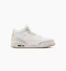 Air Jordan 3 Retro Craft Ivory Mens Lifestyle Shoe - Ivory/Grey Mist/Cream