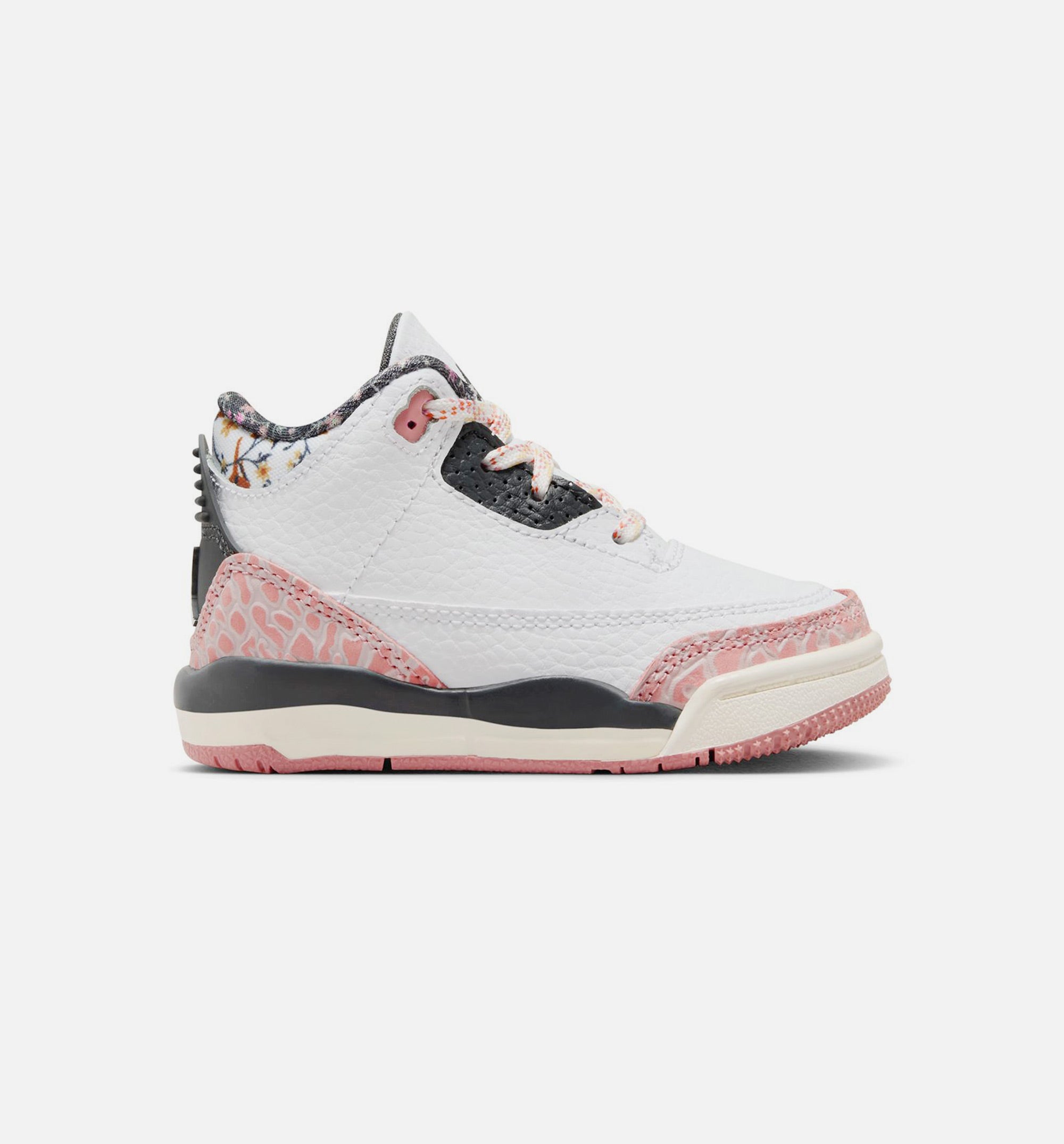 Air Jordan 3 Retro Ivory Infant Toddler Lifestyle Shoe - White/Anthracite/Red/Sail