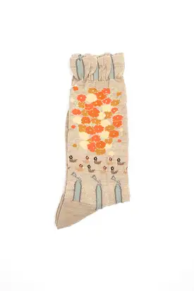 AM-771 A Fine Day Socks Beige