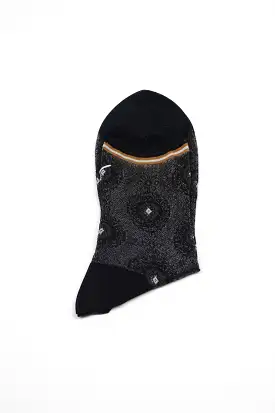 AM-786 Lace Mesh Socks Black