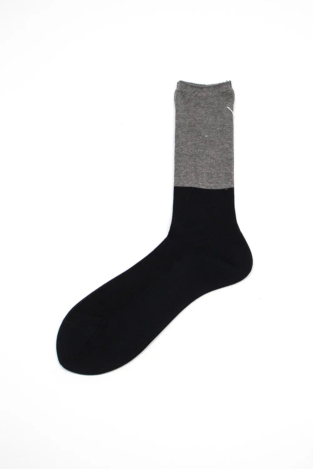 AN-92L Two Tone Socks Black/Mix Grey