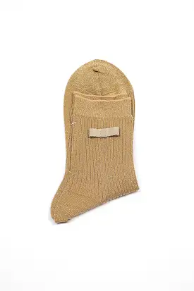 ANP-125 Ribbon Socks Gold