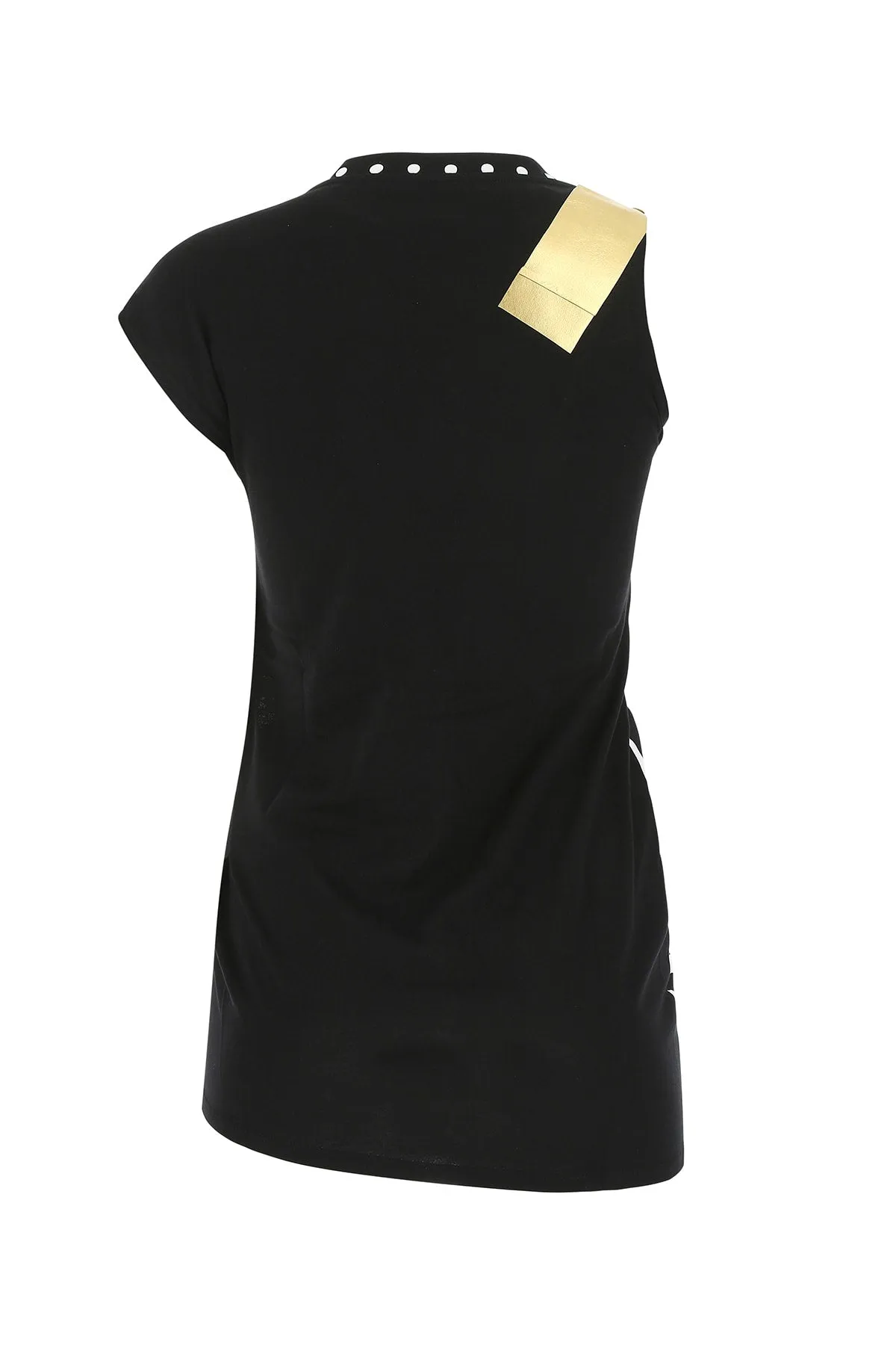 Balmain Gather Detailed Asymmetric Top