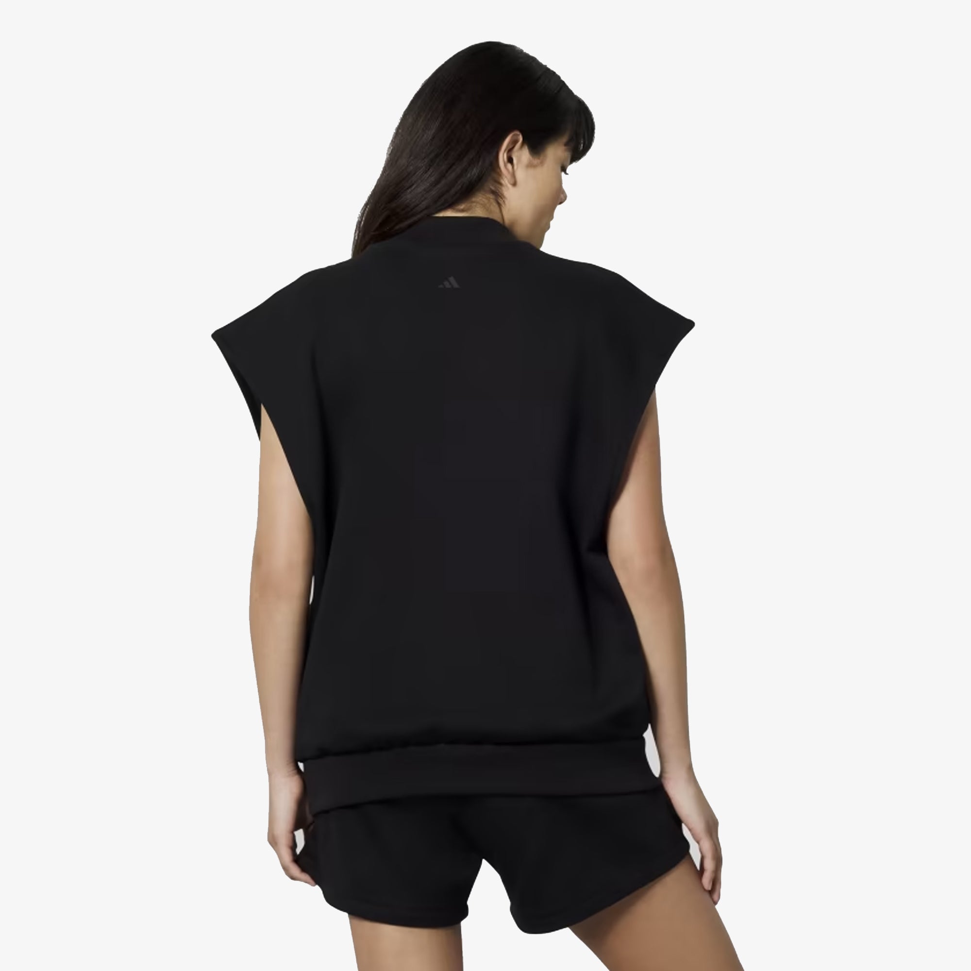 BASKETBALL SLEEVELESS SWEATSHIRT (GENDER NEUTRAL) 'BLACK/TALC'