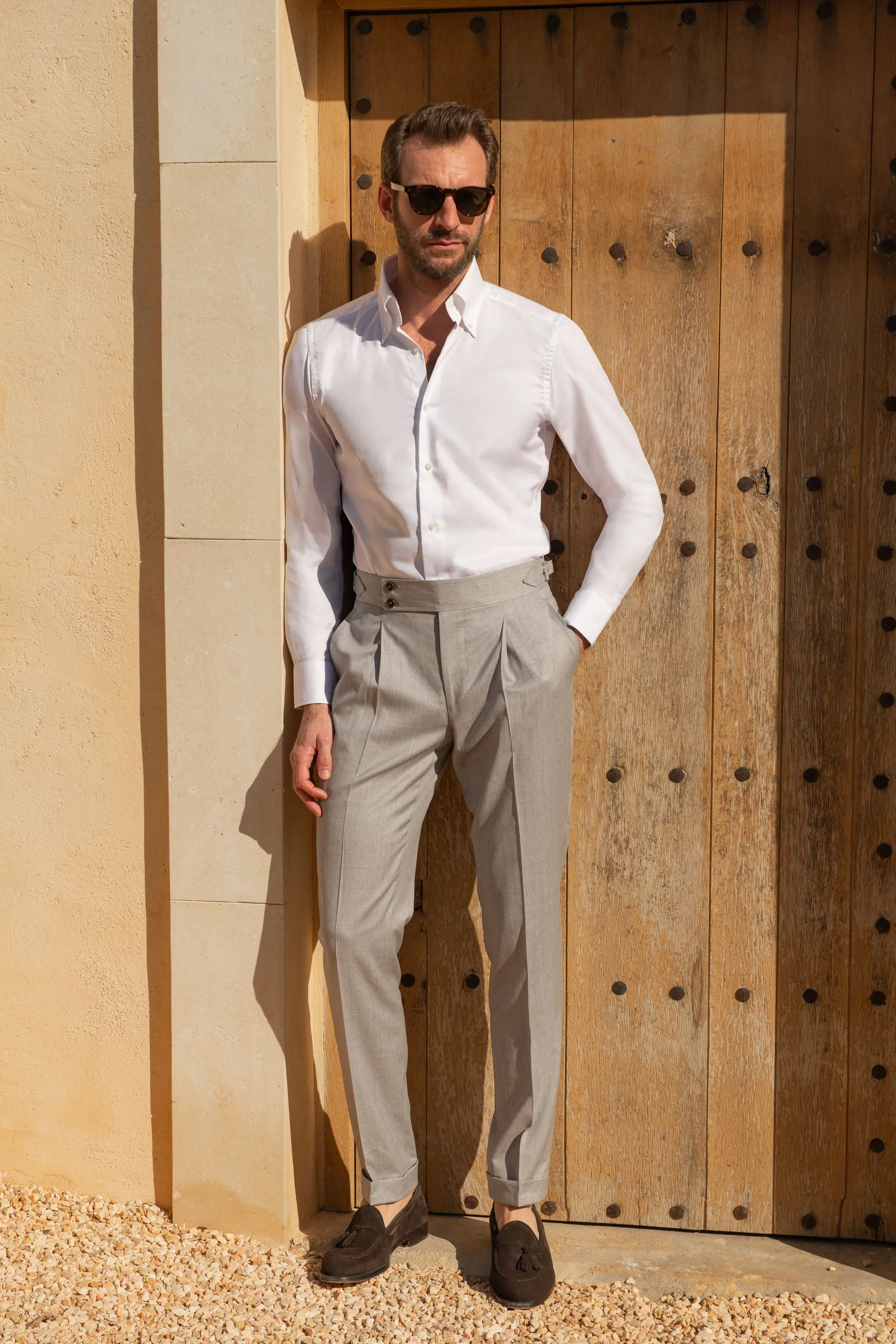 Beige trousers Soragna Capsule Collection - Made in Italy