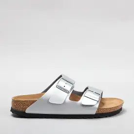 BIRKENSTOCK ARIZONA 1012283 BF SILVER NARROW