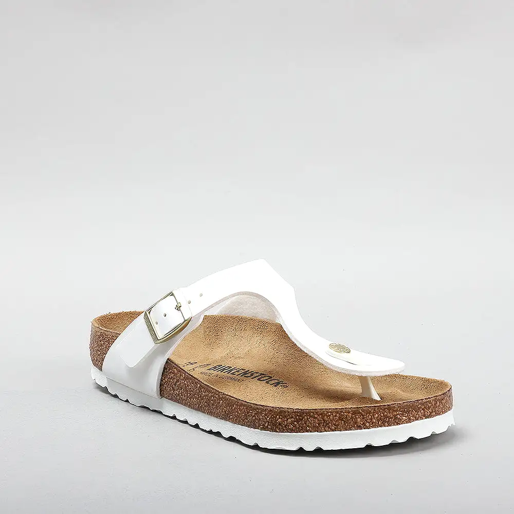 BIRKENSTOCK GIZEH 1005299 BF WHITE PATENT