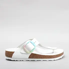 BIRKENSTOCK GIZEH BIG BUCKLE 1021055 OMBRE WHITE SMOOTH LEATHER