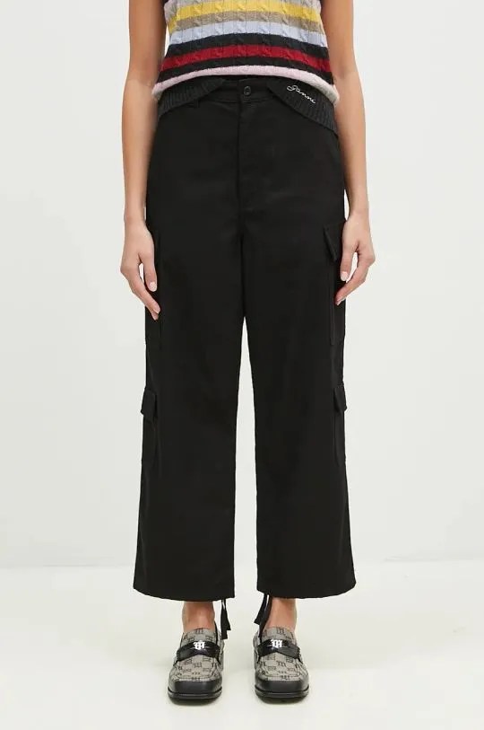 Carhartt WIP trousers Kingsley Pant women's black color I033772.8901