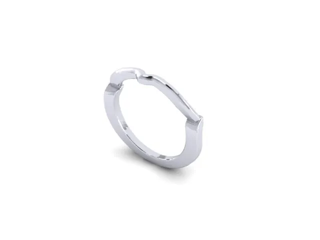 Contour Wedding Band-UDINC0425WB