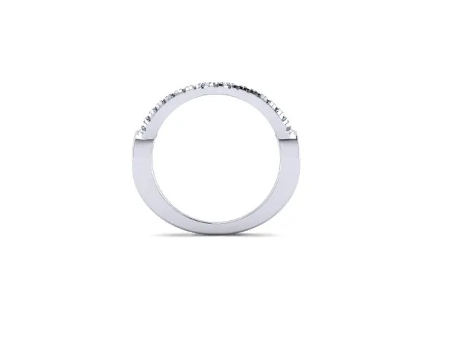 Contour Wedding Band-UDINC0425WB