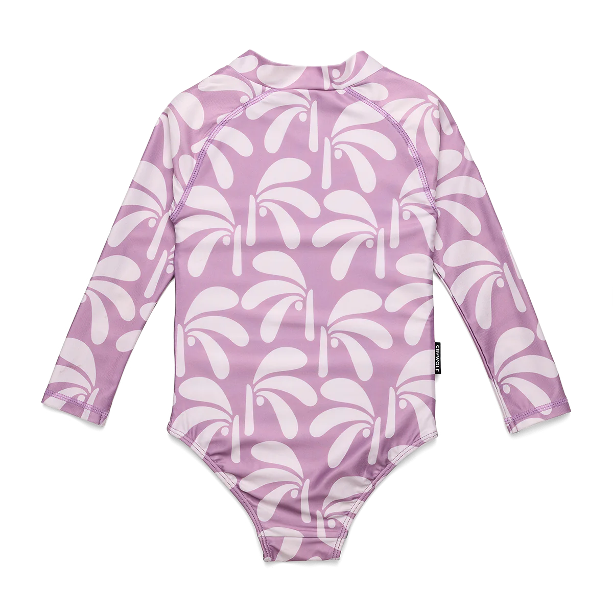 Cry Wolf Long Sleeve Swimsuit Lilac Palms