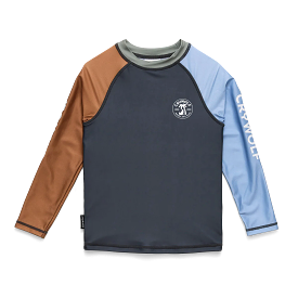 Cry Wolf Rash Vest Ocean Grey Combo