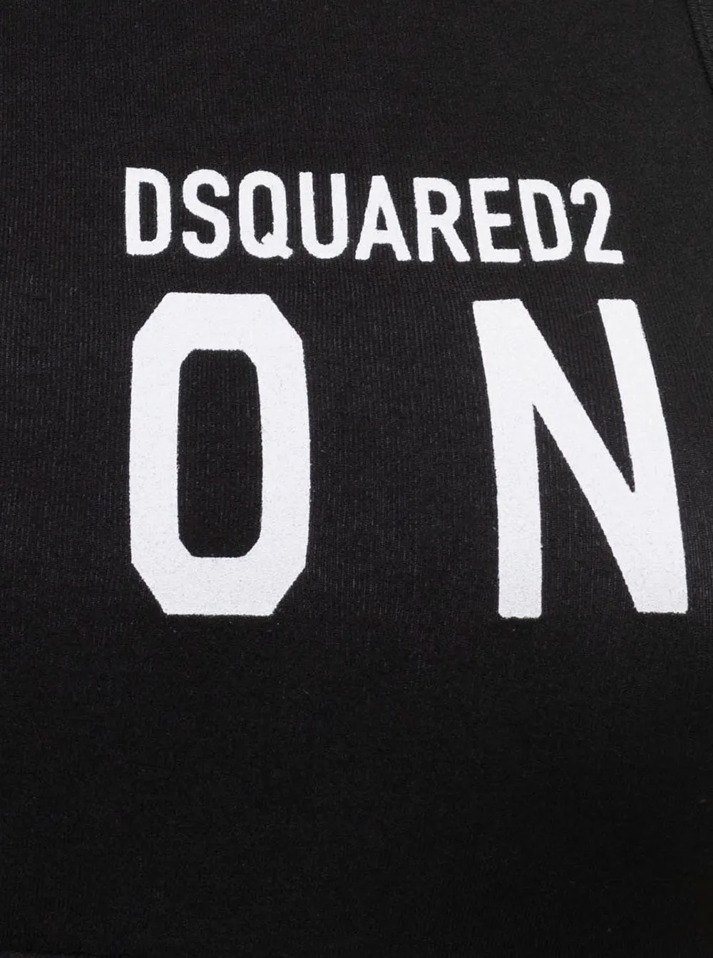 Dsquared2 Logo Printed Stretch Top