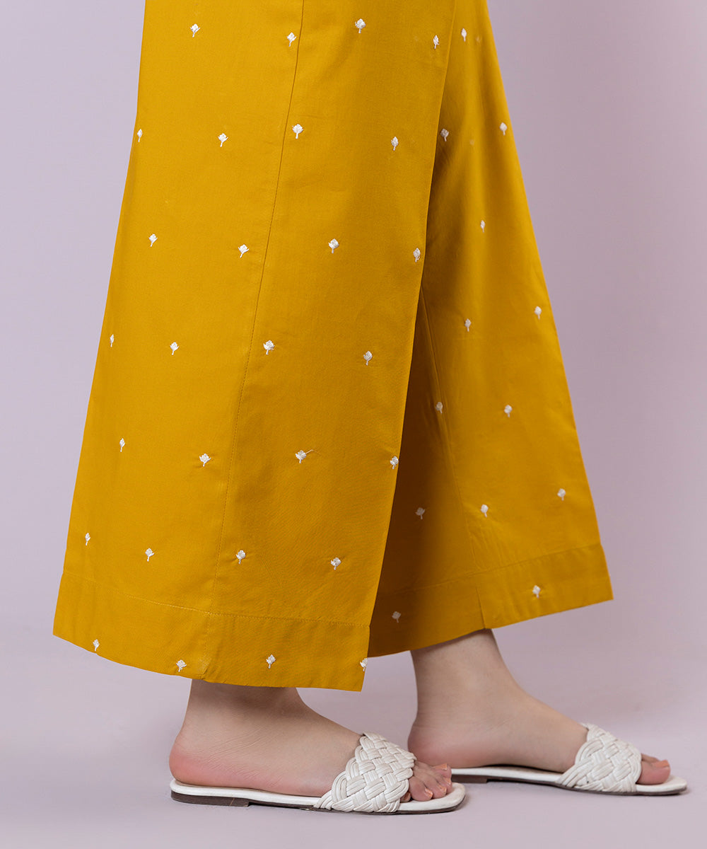 Embroidered Cambric Culottes