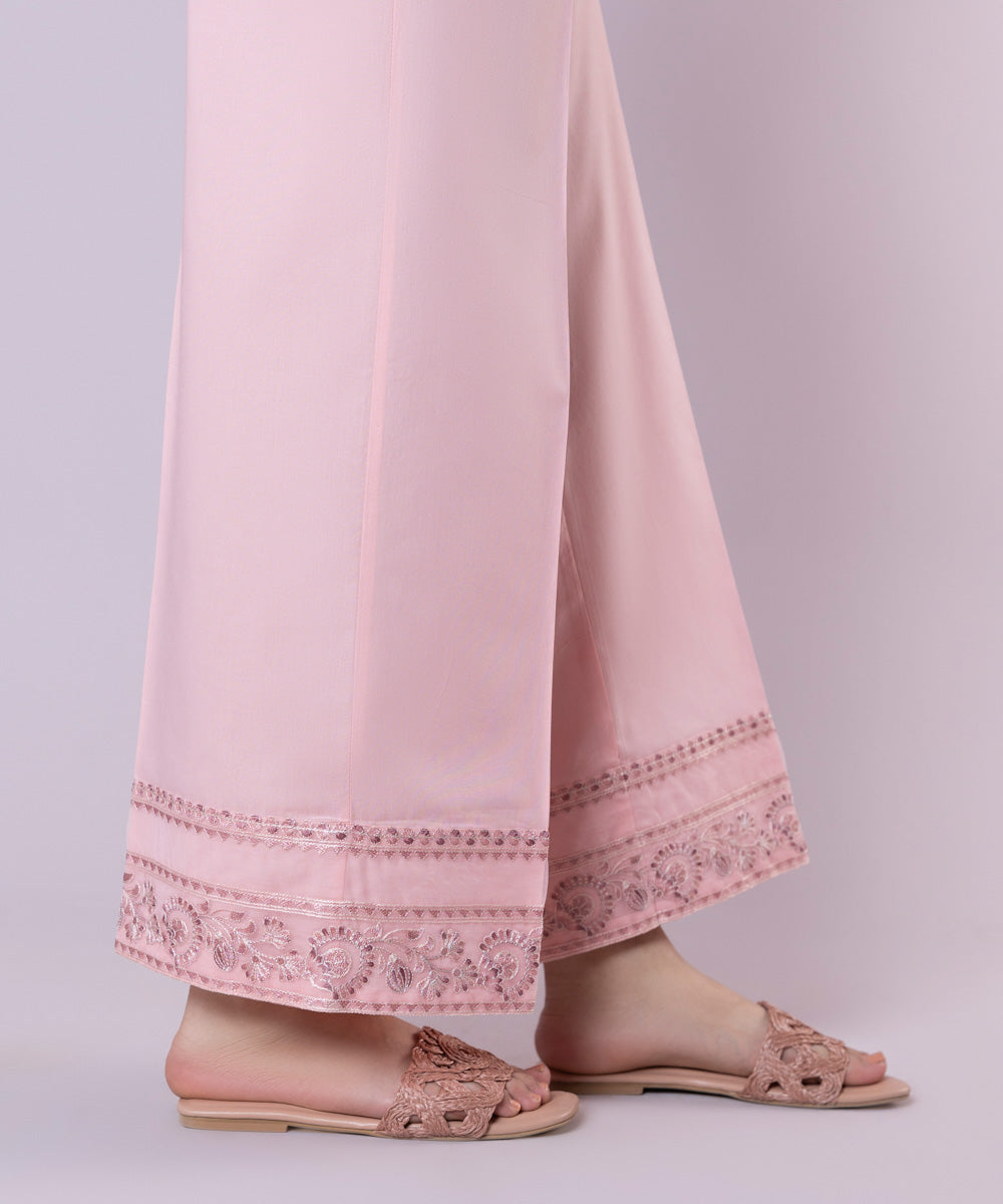 Embroidered Cambric Culottes