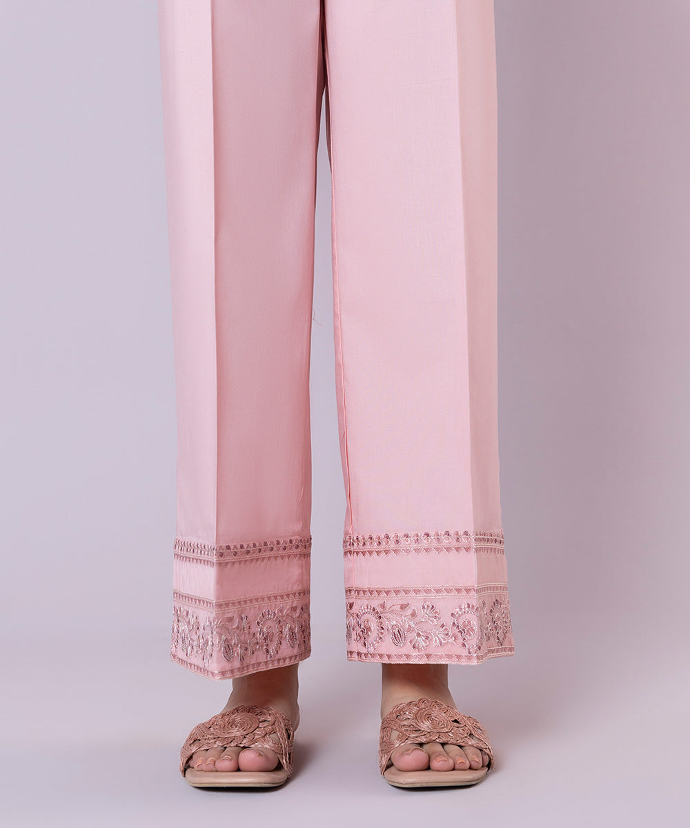 Embroidered Cambric Culottes