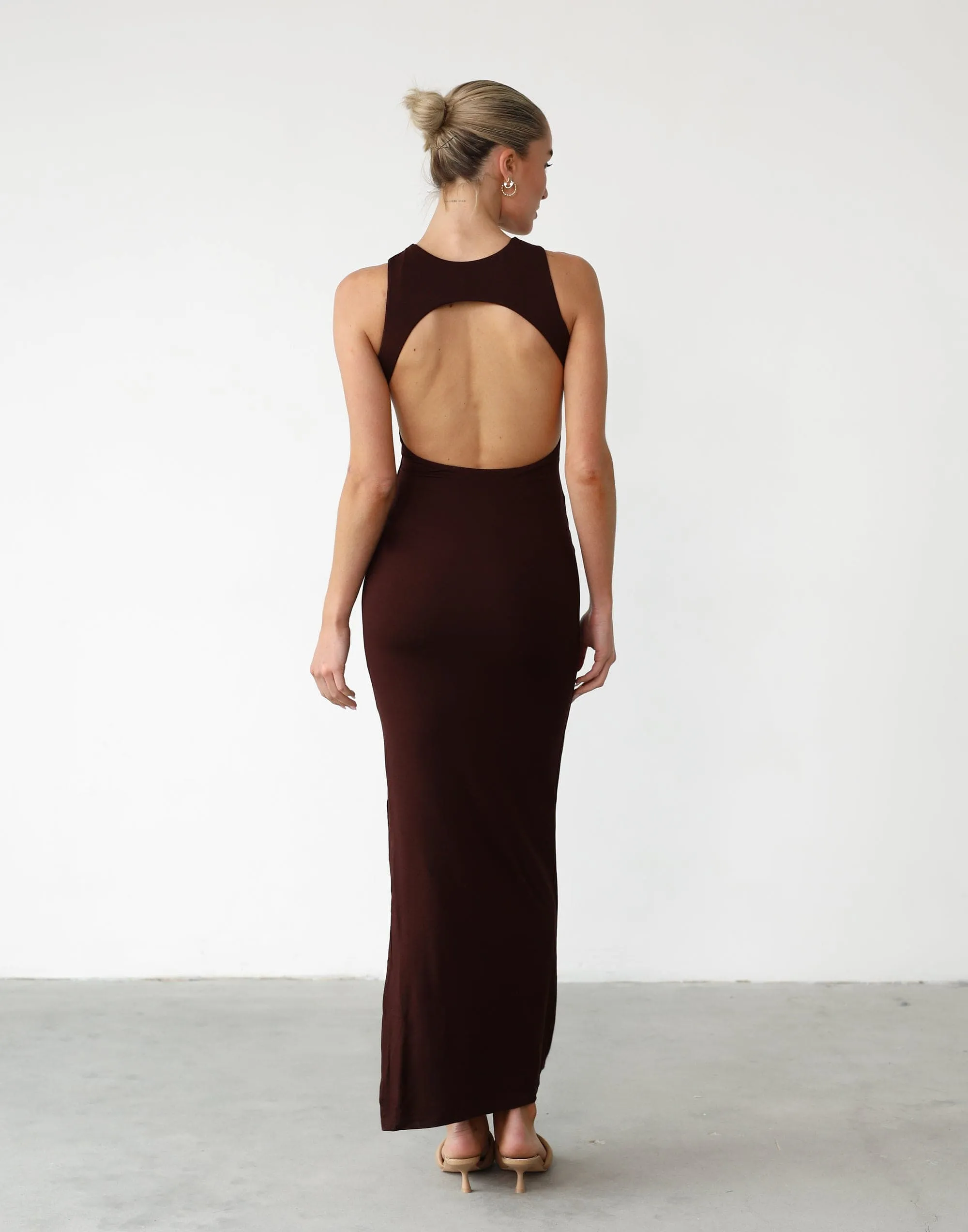 Forget It Maxi Dress (Cocoa)