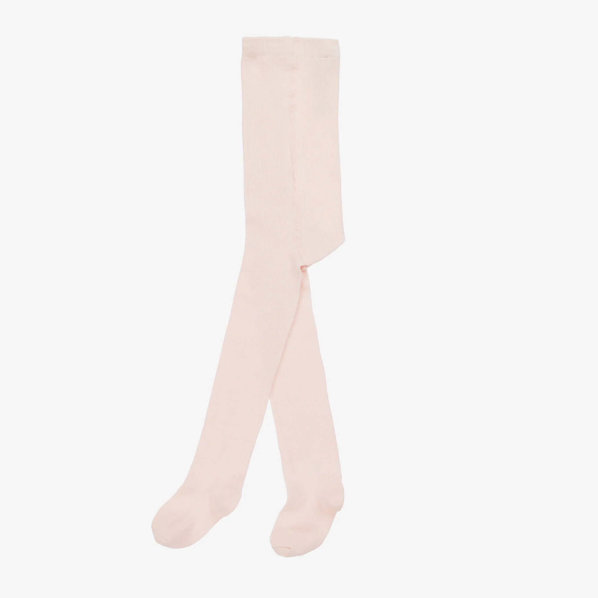 Girls Light Pink Cotton Tights