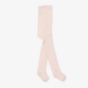 Girls Light Pink Cotton Tights