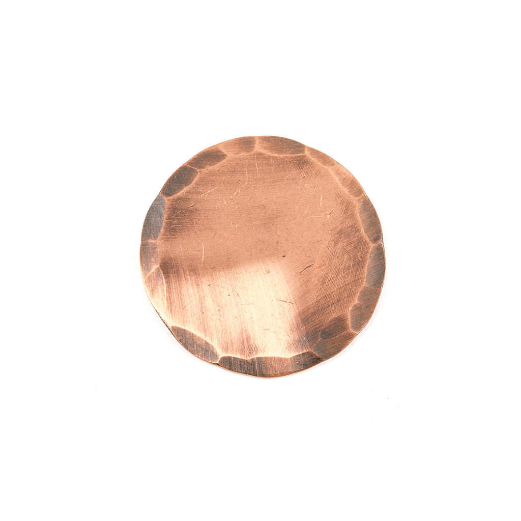 Hand Forged Blank Ball Mark - Copper