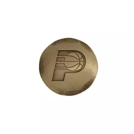 Hand Forged Indiana Pacers Ball Mark - Bronze