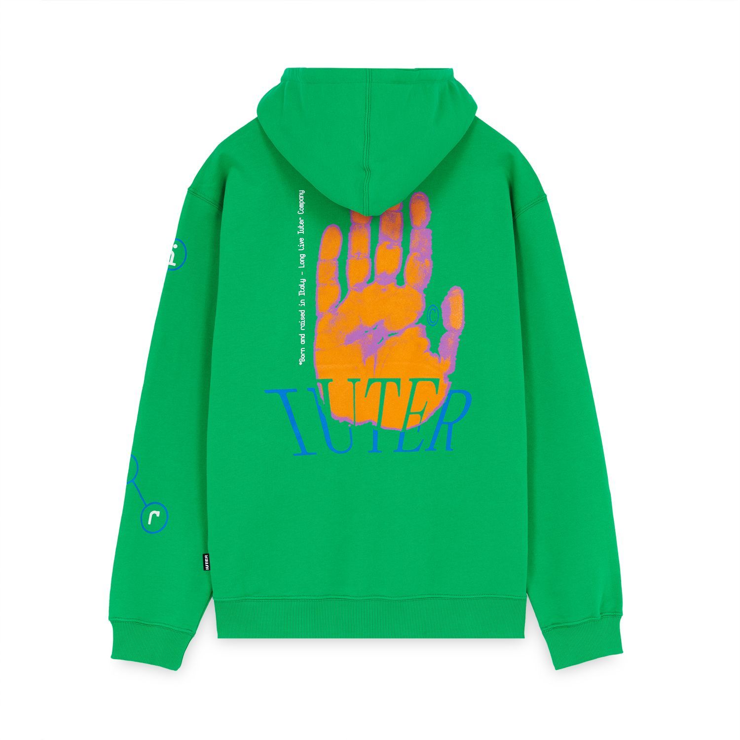 HAND HOODIE GREEN