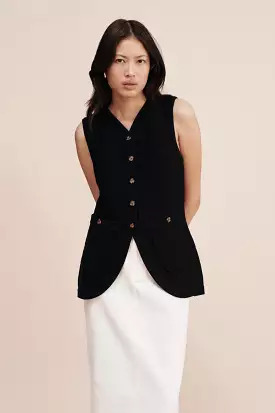 HARPER VEST - BLACK