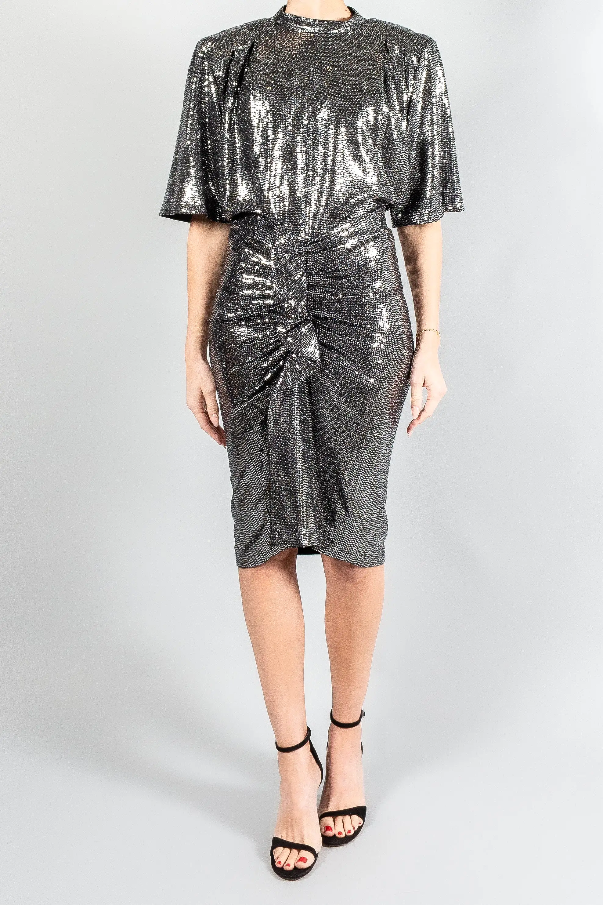 Isabel Marant Etoile Dolene Metallic Skirt