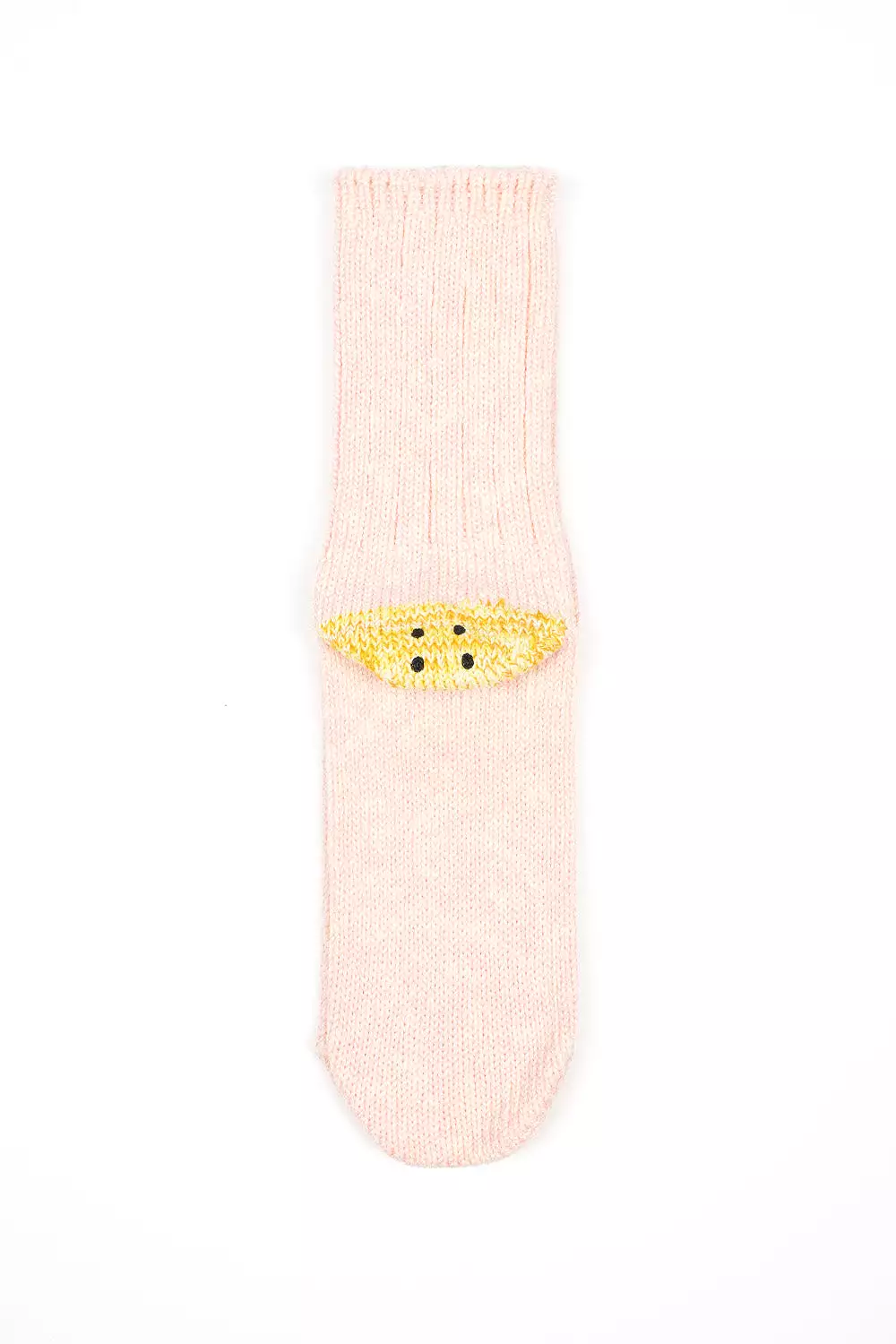 Ivy Rainbowy Happy Heel Socks Pink