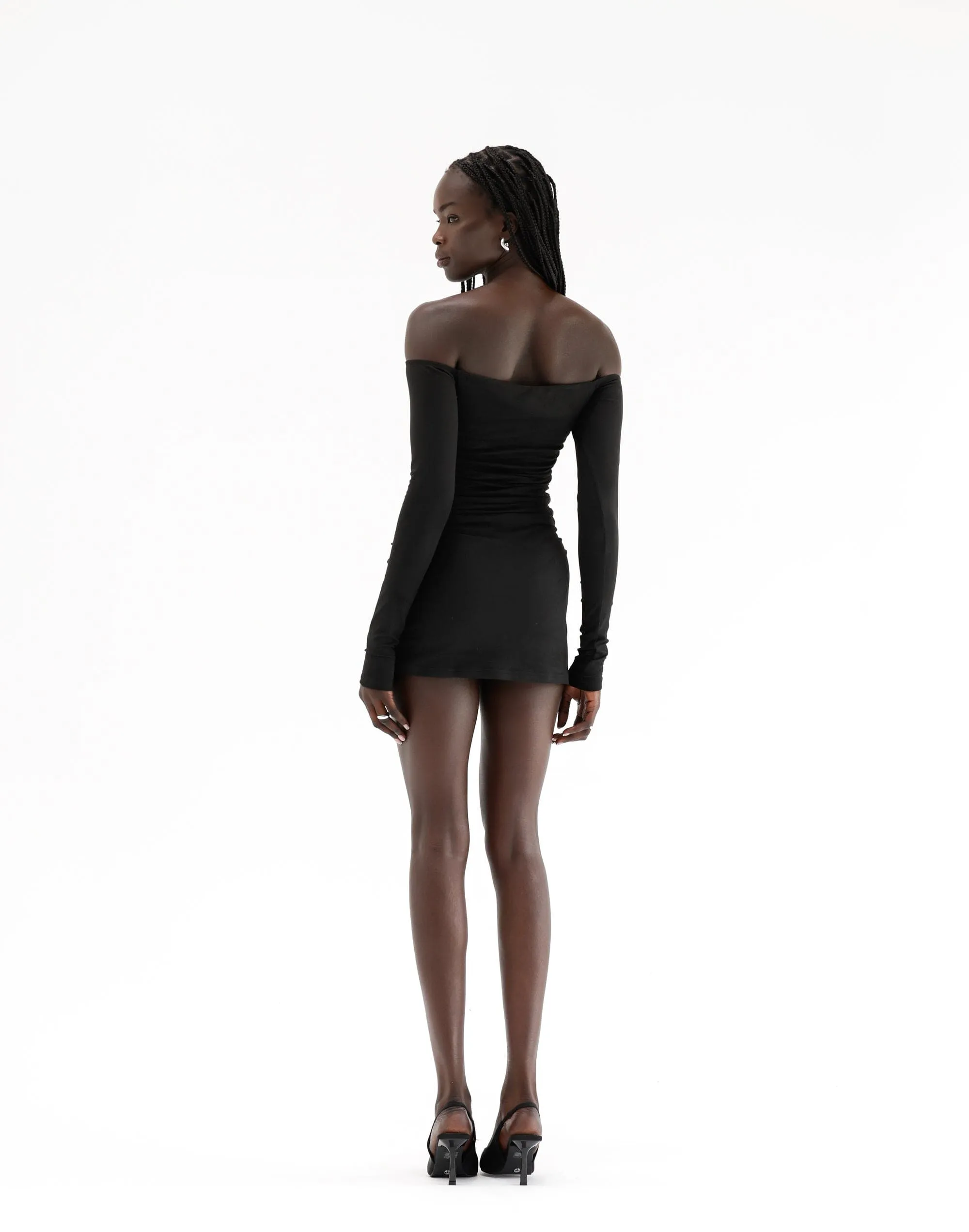 Josephine Mini Dress (Black)