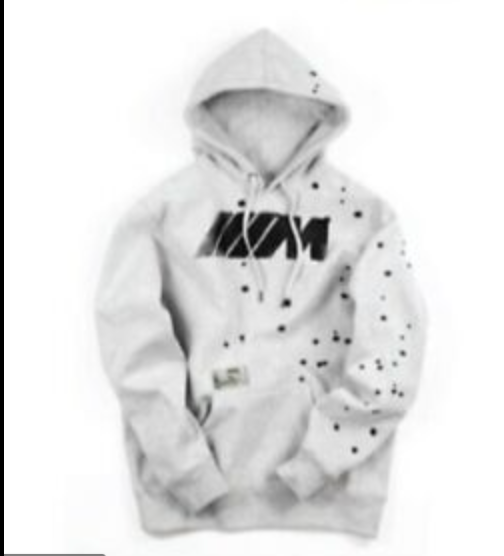 Joshua Vides x BMW M Paint Crew Hoodie Grey