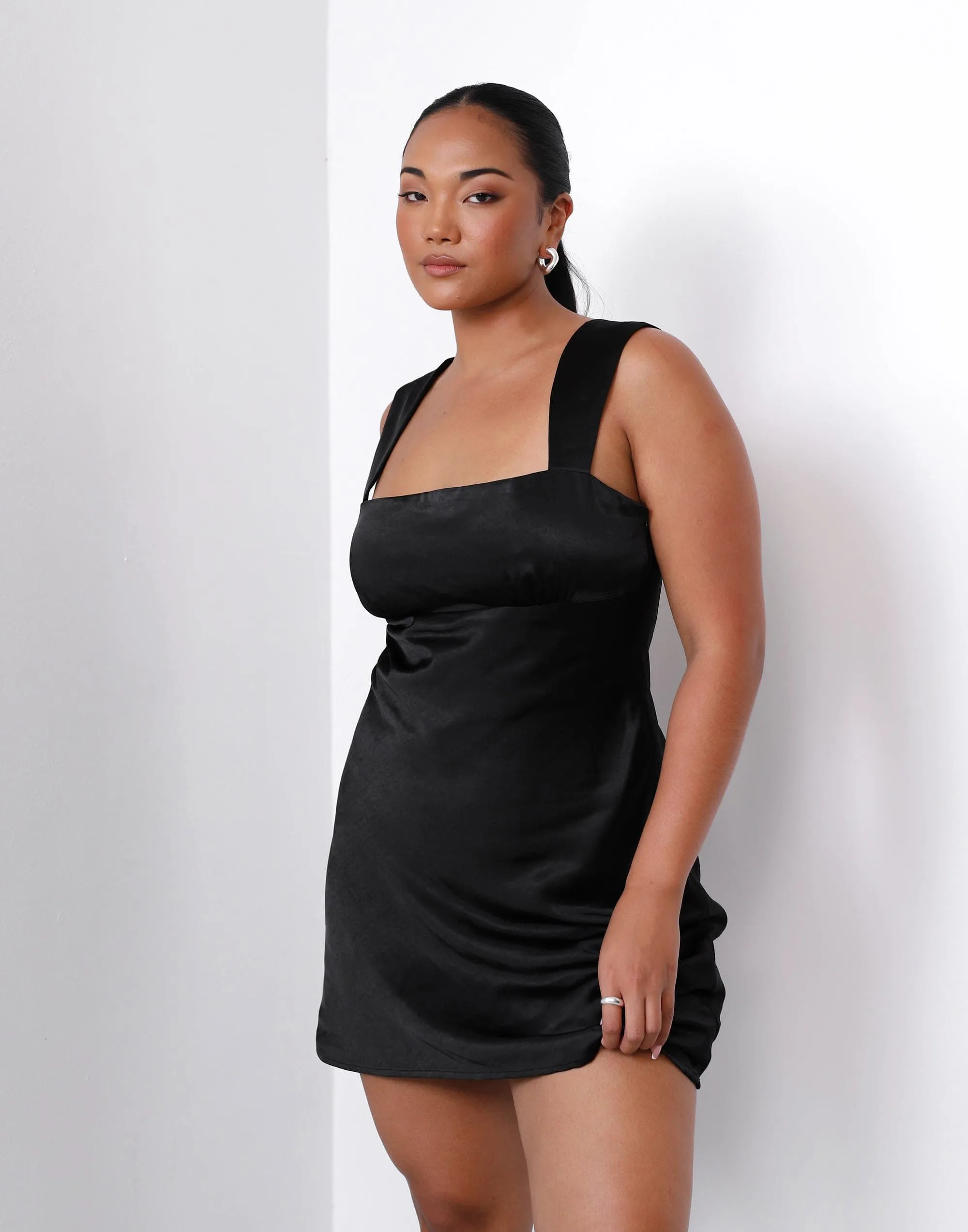 Mimosa Mini Dress (Black)