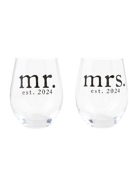 Mr. Mrs. Wine Set 2024