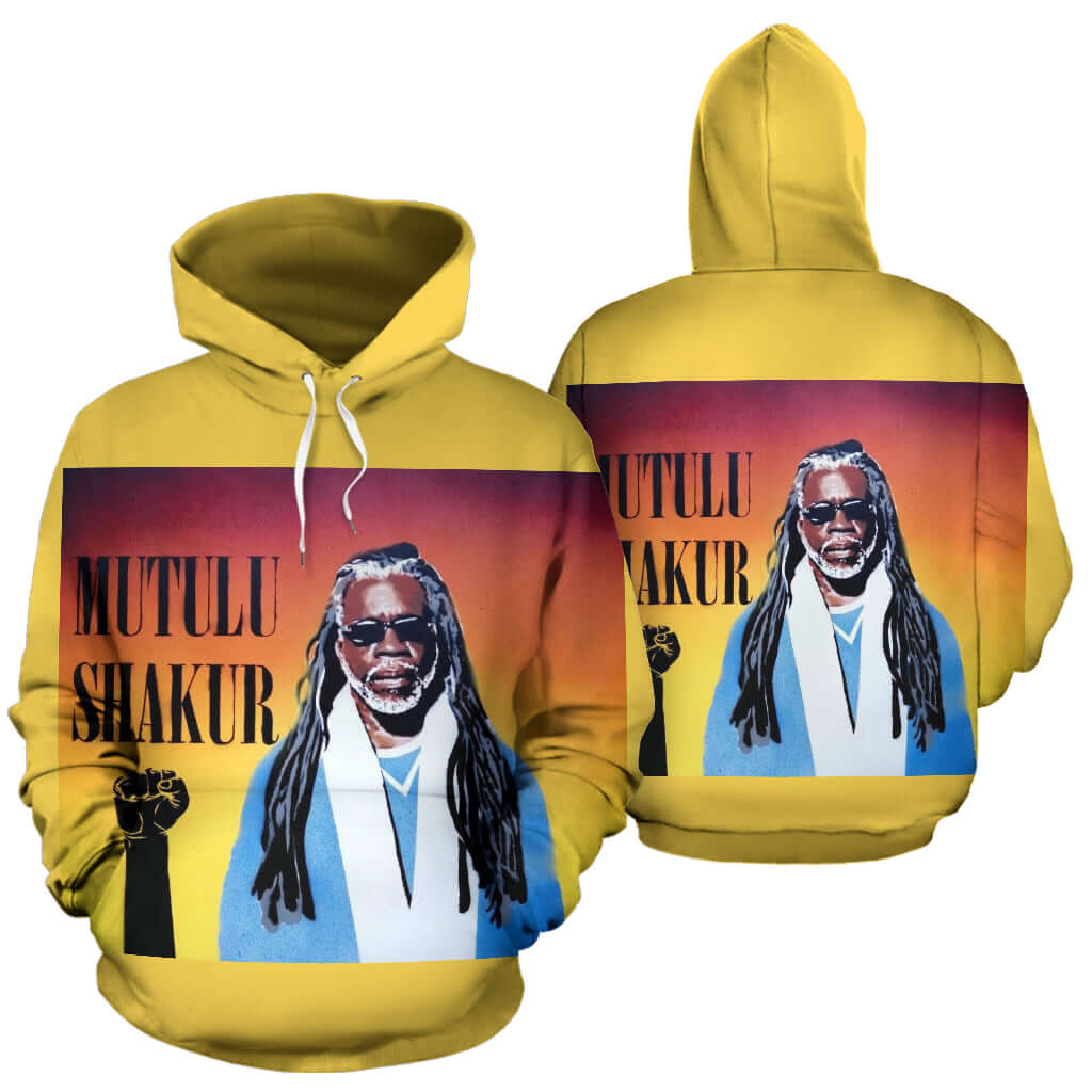 Mutulu Shakur All Over Hoodie