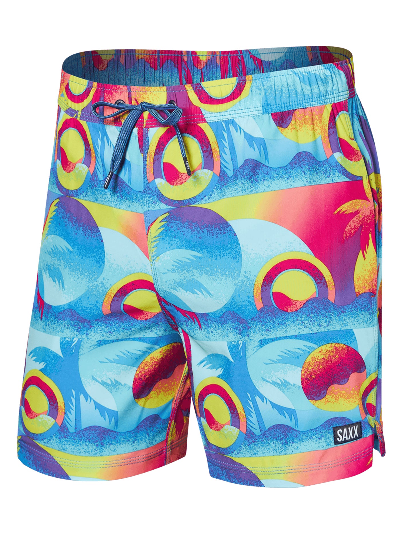 Oh Buoy 2n1 Volley 5’’ Coast 2 Coast Blue Multi Boardshorts