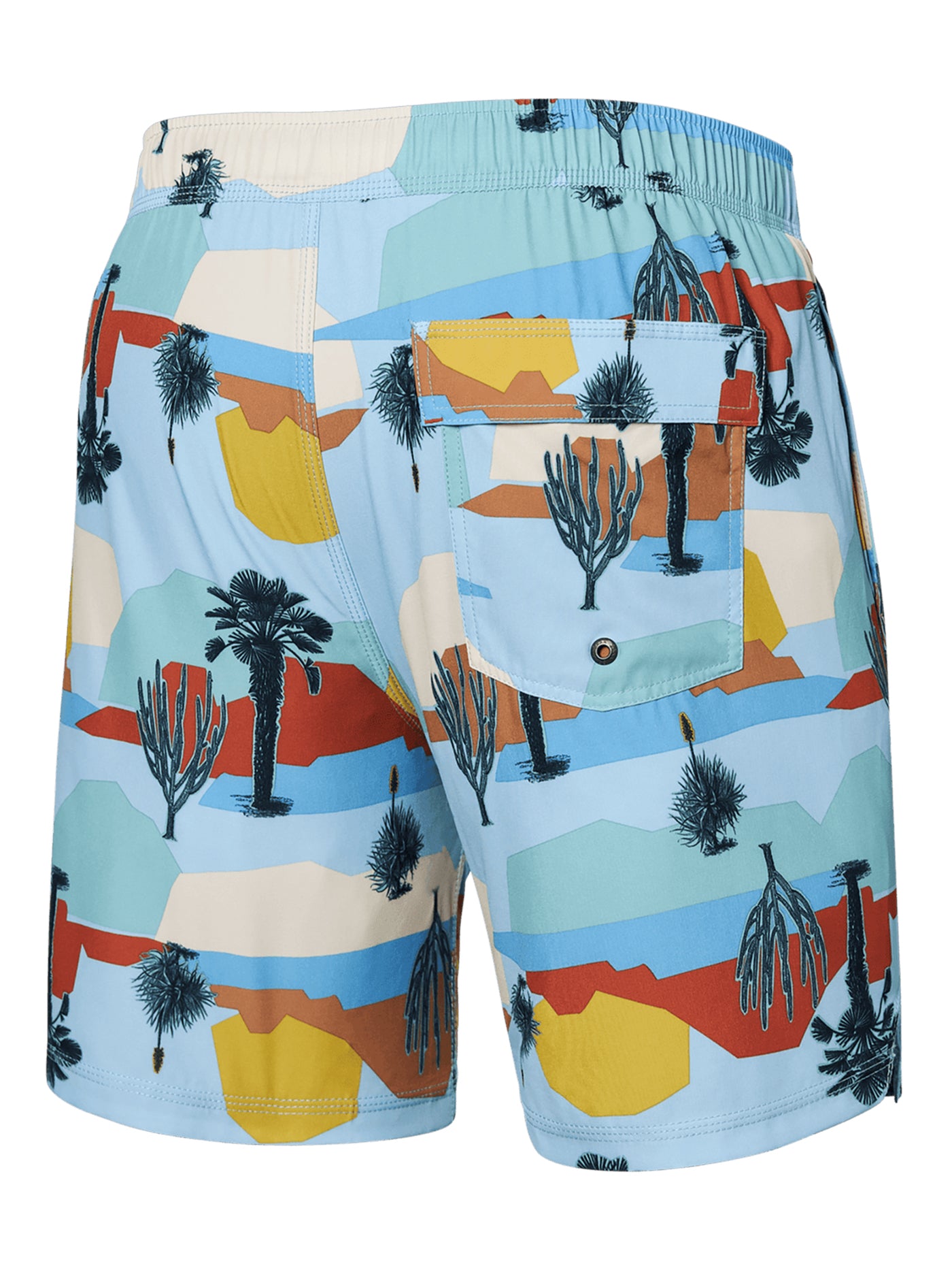 Oh Buoy 2n1 Volley 7 Baja Bound/Chambray Multi Boardshorts