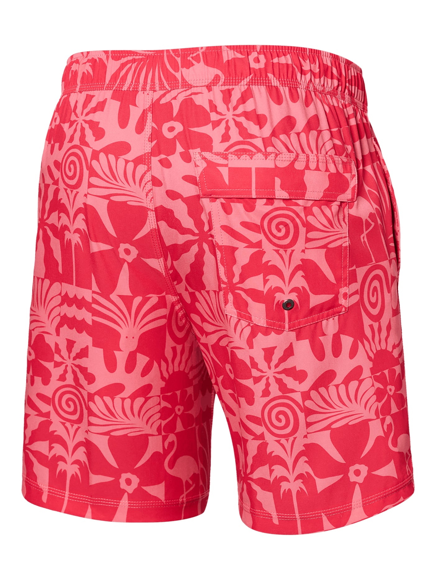 Oh Buoy 2n1 Volley 7 East Coast/Hibiscus Boardshorts