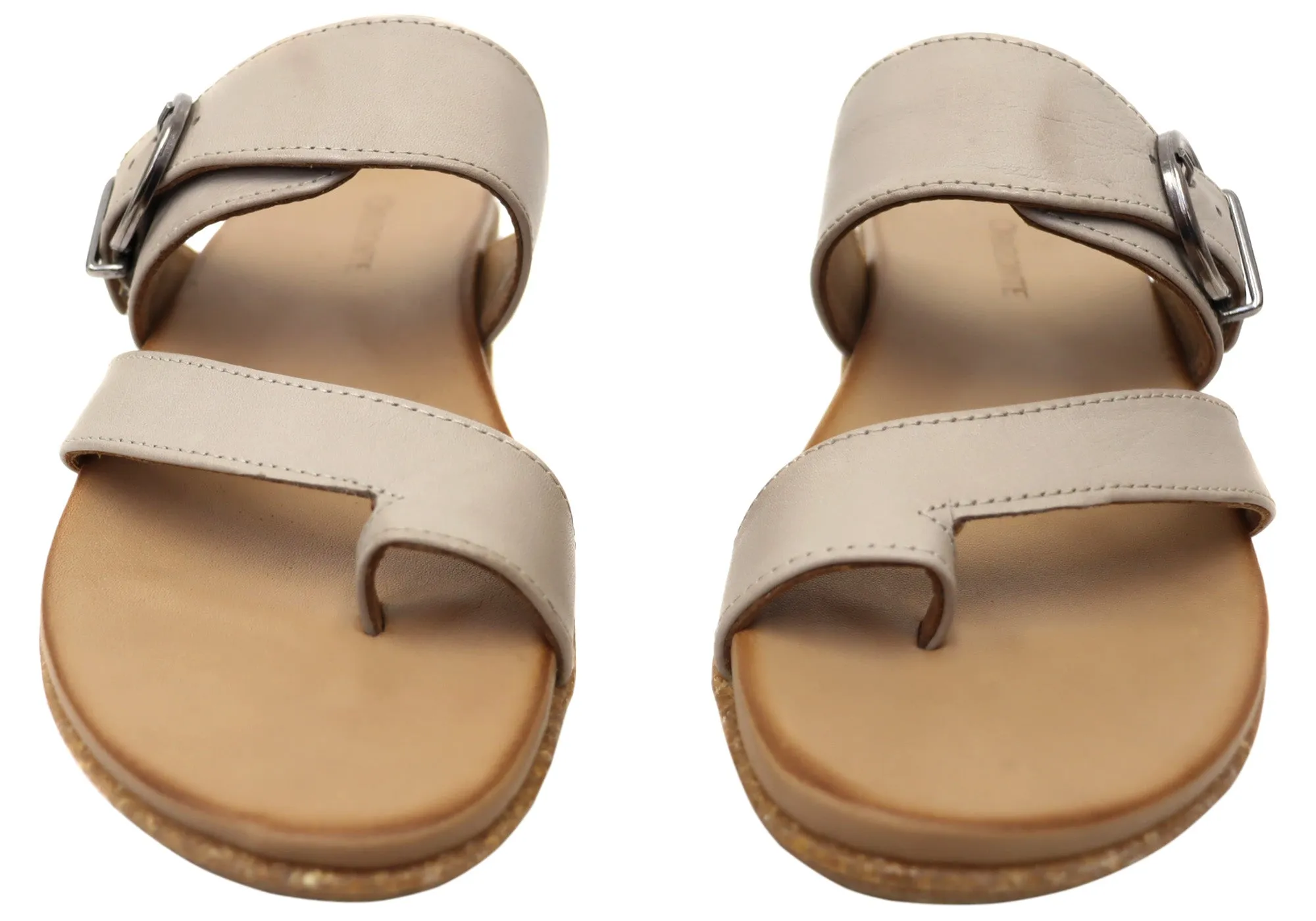 Orizonte Martha Womens European Leather Thongs Sandals