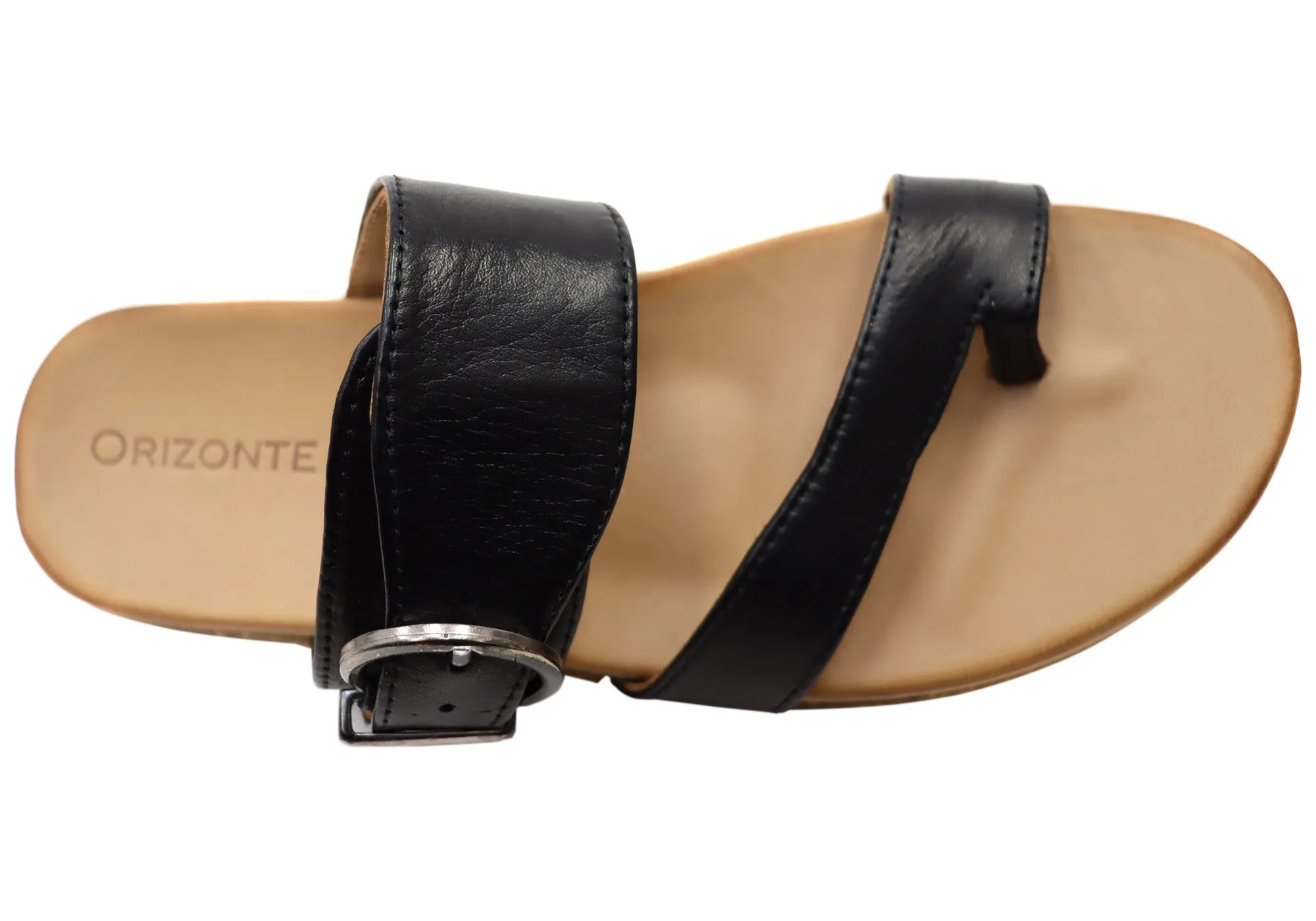 Orizonte Martha Womens European Leather Thongs Sandals