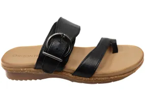 Orizonte Martha Womens European Leather Thongs Sandals