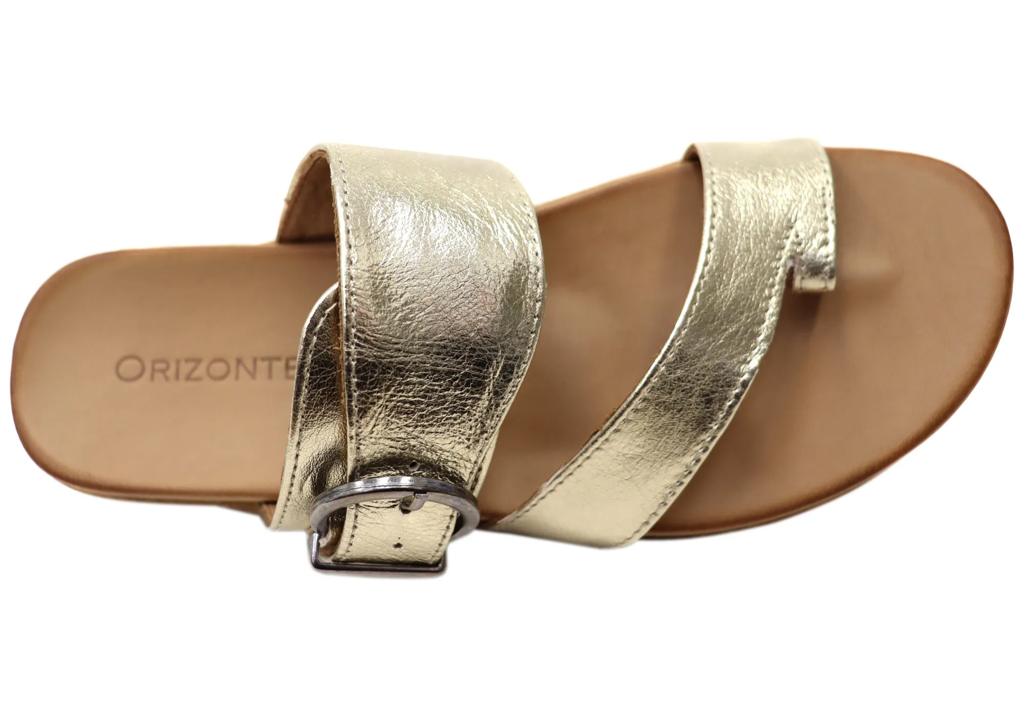 Orizonte Martha Womens European Leather Thongs Sandals