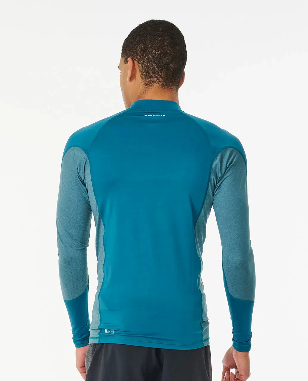 RIPCURL WAVES UPF PERFORMANCE LONG SLEEVE RASH VEST - DEEP OCEAN