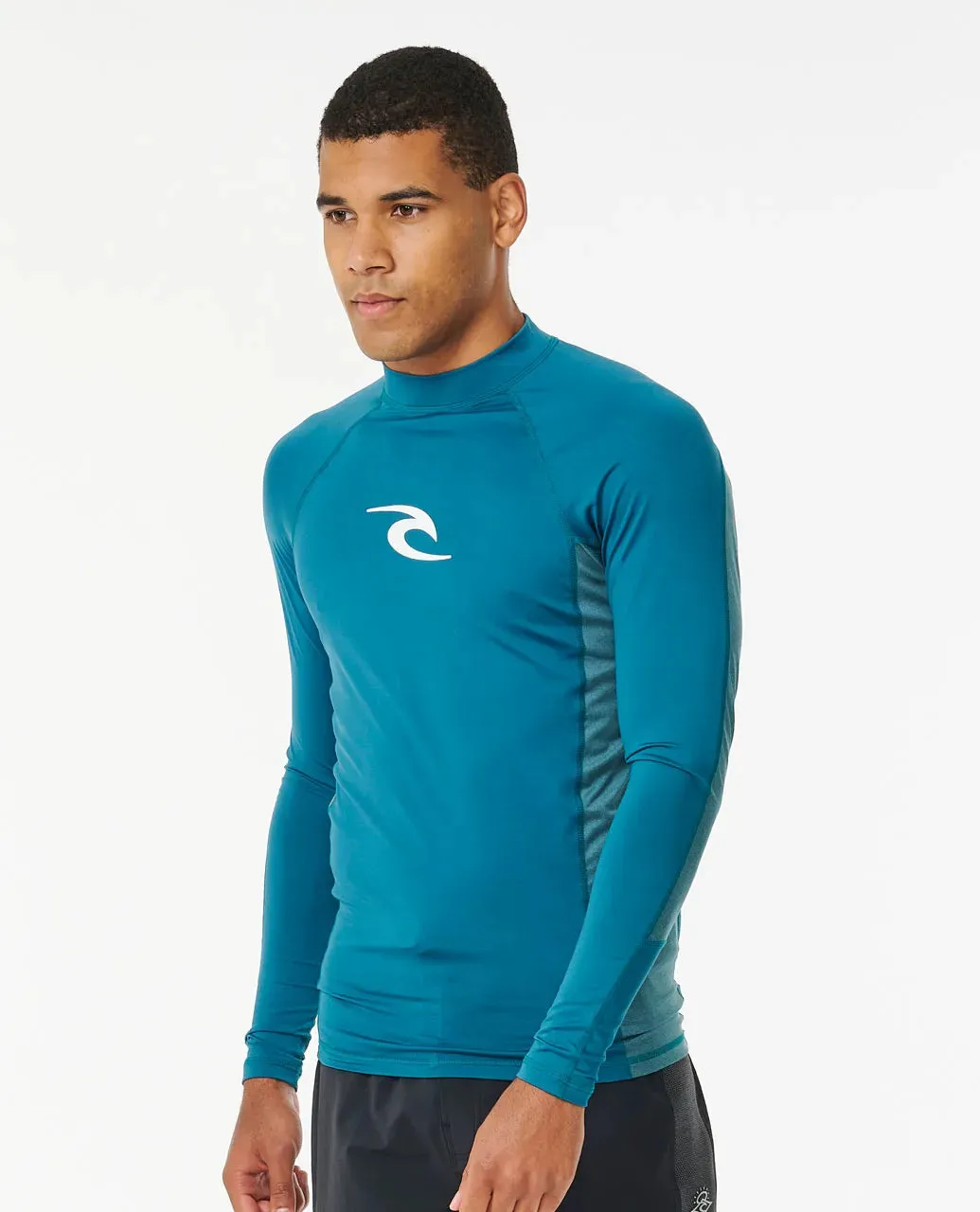 RIPCURL WAVES UPF PERFORMANCE LONG SLEEVE RASH VEST - DEEP OCEAN