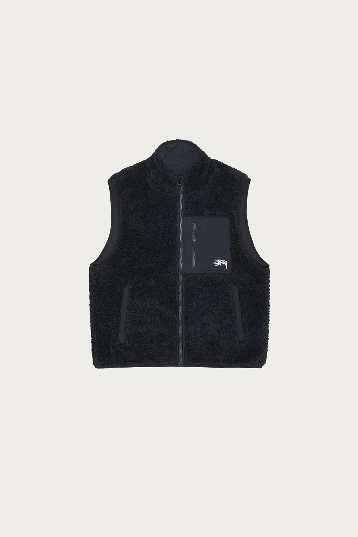 Sherpa Reversible Vest - Black