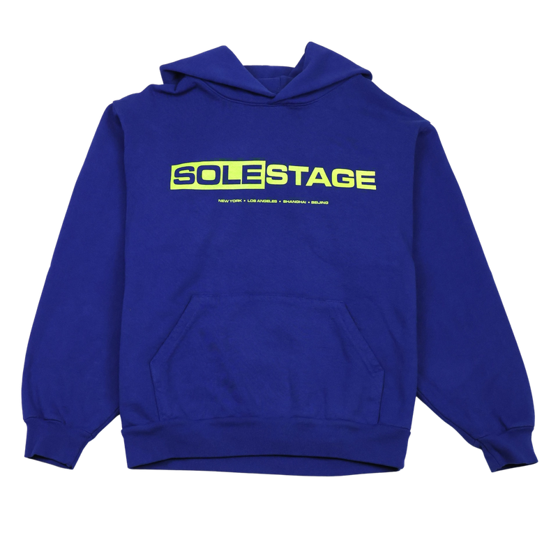 Solestage Box Logo Hoodie blue